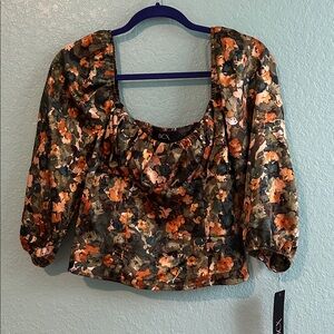 Xhilaration Multicolor Floral Blouse